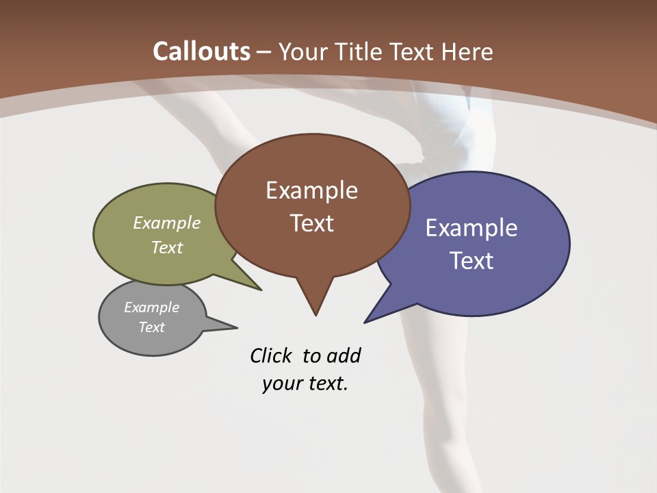 Performance Flexibility Cheerful PowerPoint Template