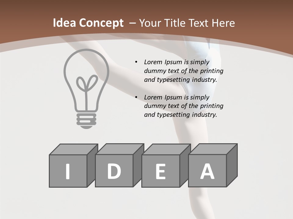 Performance Flexibility Cheerful PowerPoint Template