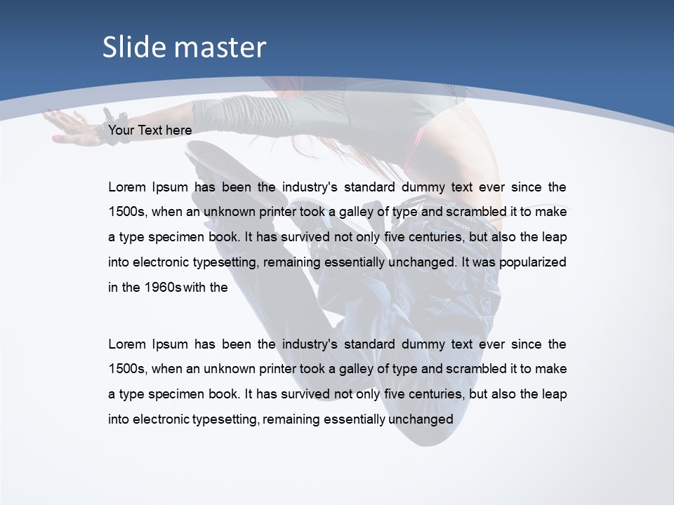 Woman One Human PowerPoint Template