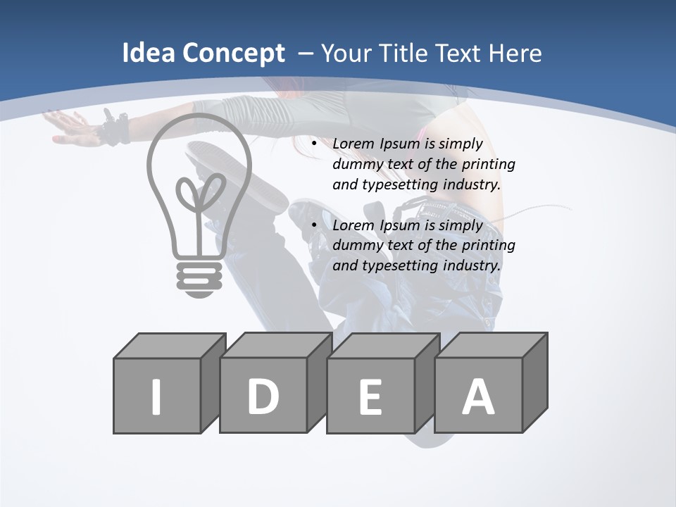 Woman One Human PowerPoint Template