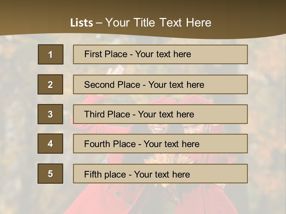 Mother Park Maple PowerPoint Template