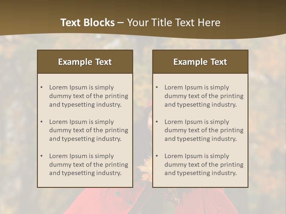 Mother Park Maple PowerPoint Template