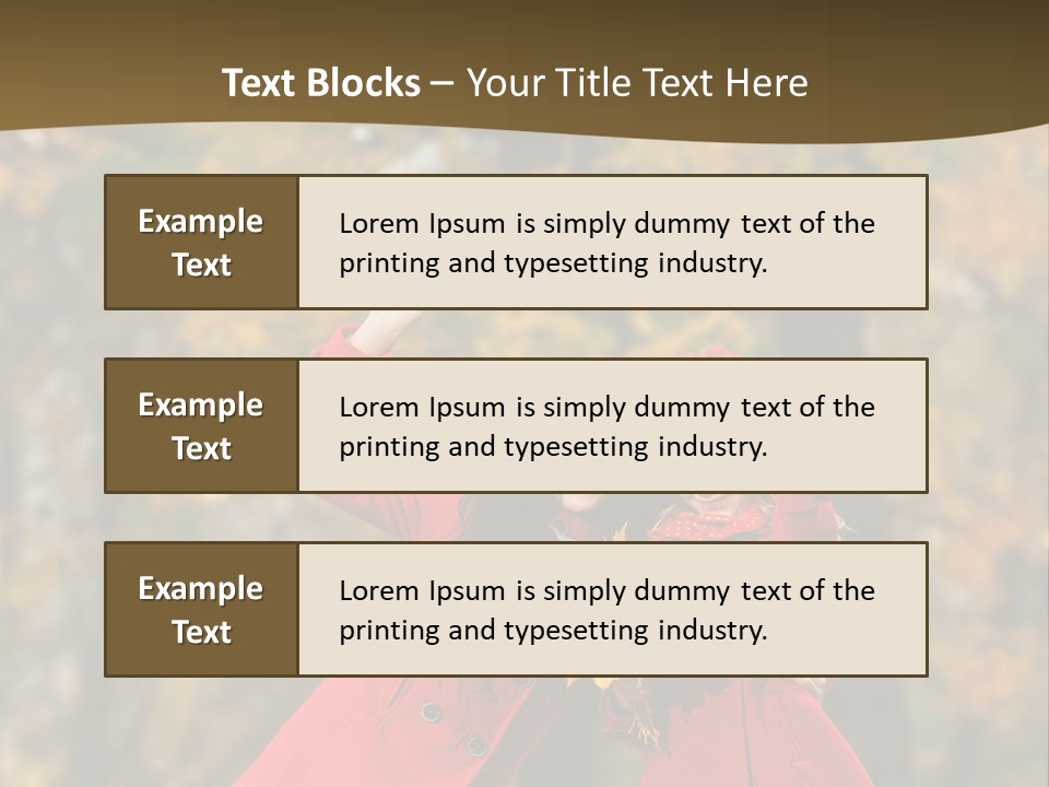 Mother Park Maple PowerPoint Template