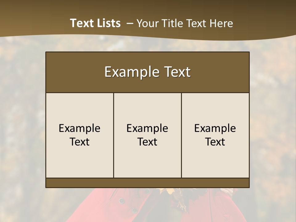 Mother Park Maple PowerPoint Template