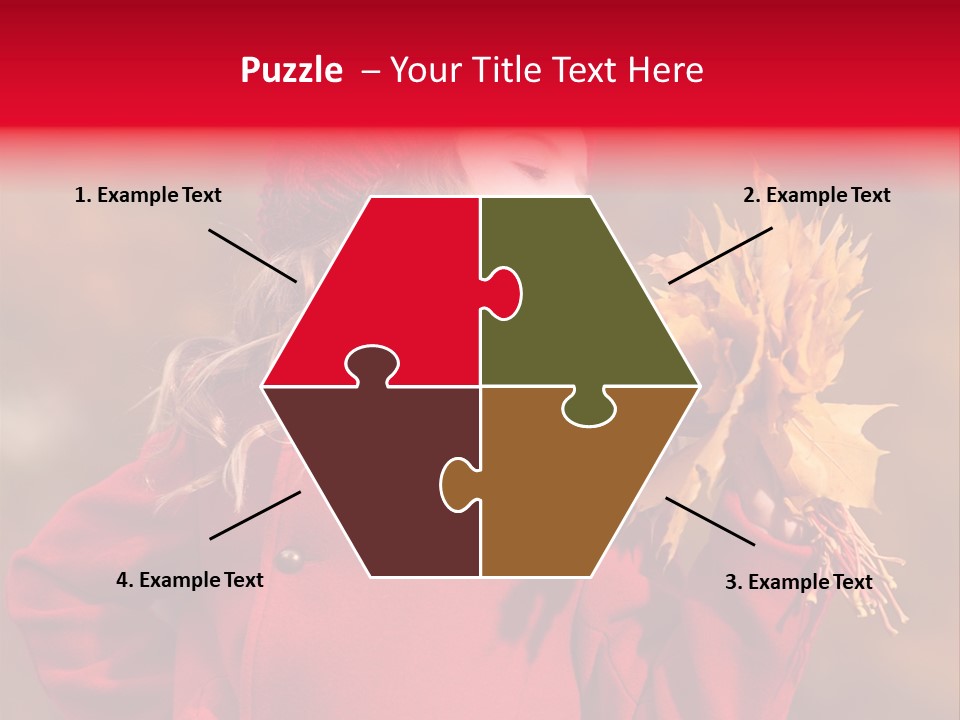 Yellow Seasonal Girl PowerPoint Template