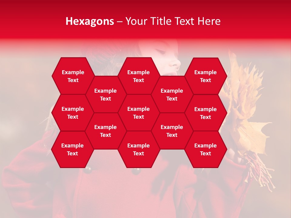 Yellow Seasonal Girl PowerPoint Template