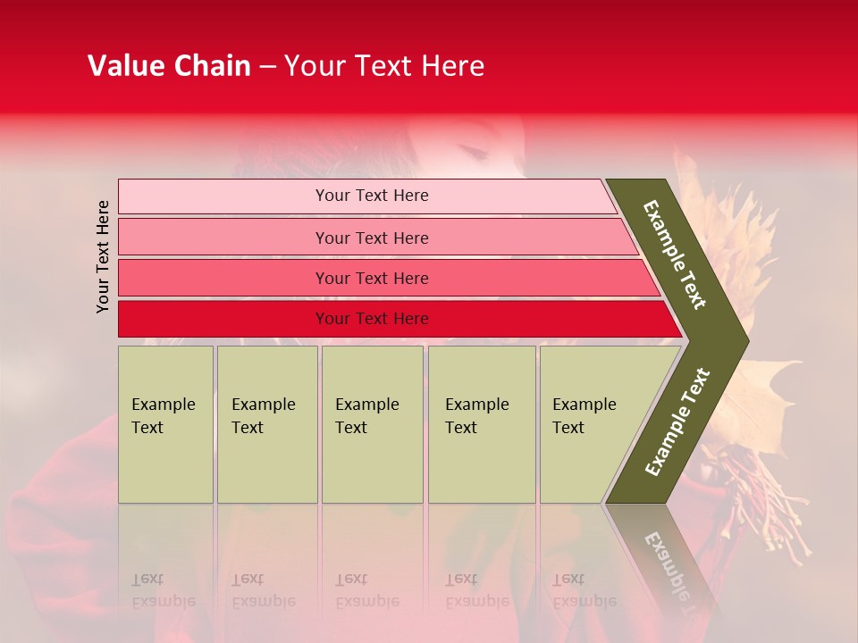 Yellow Seasonal Girl PowerPoint Template