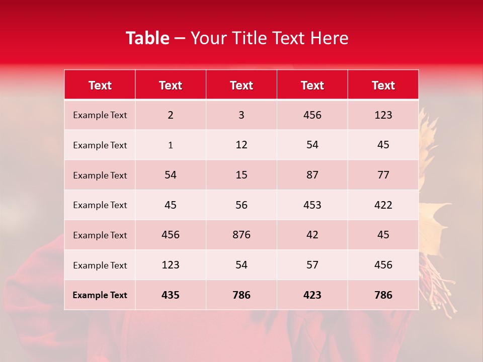 Yellow Seasonal Girl PowerPoint Template