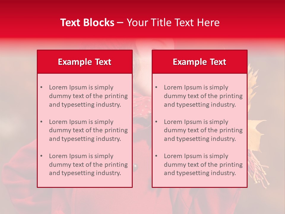 Yellow Seasonal Girl PowerPoint Template