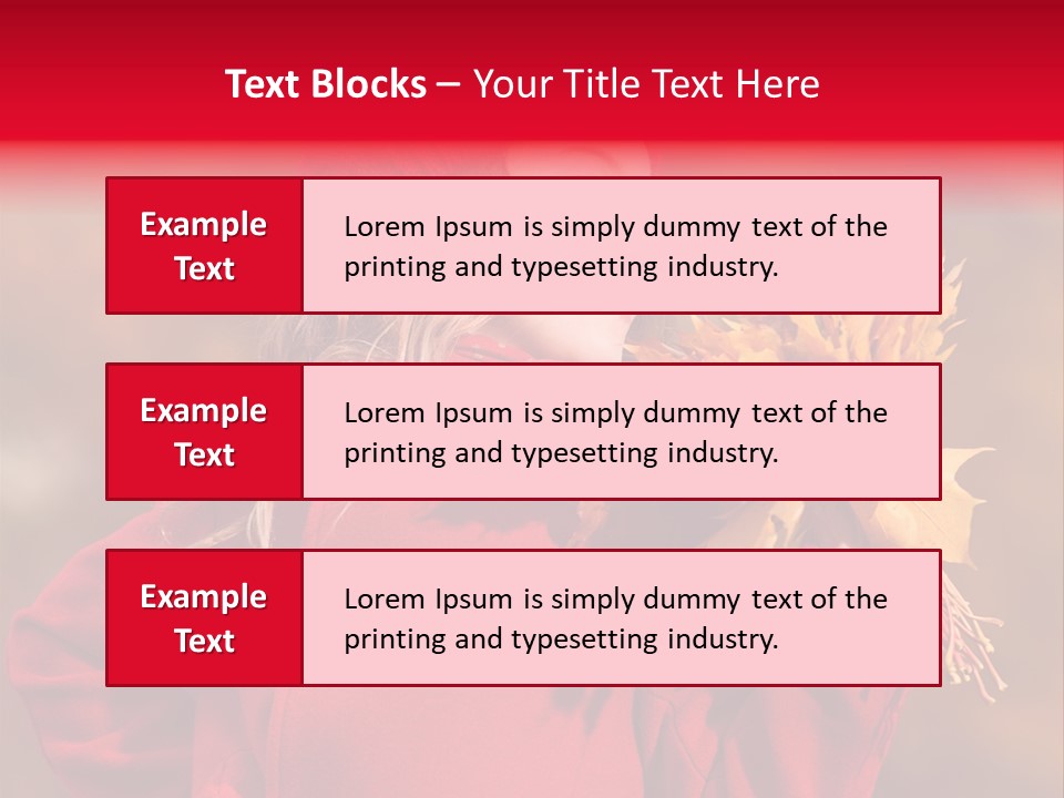 Yellow Seasonal Girl PowerPoint Template