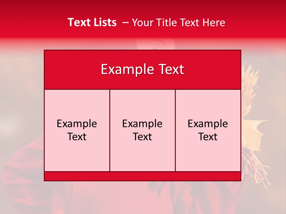 Yellow Seasonal Girl PowerPoint Template
