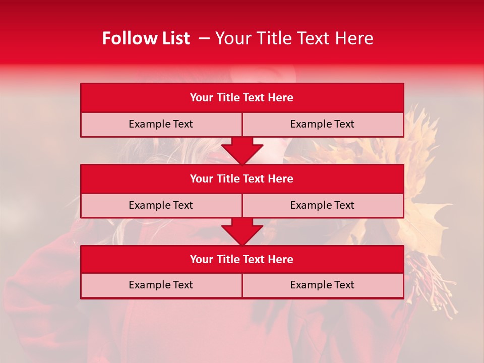 Yellow Seasonal Girl PowerPoint Template