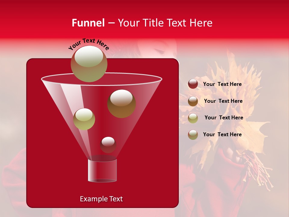 Yellow Seasonal Girl PowerPoint Template