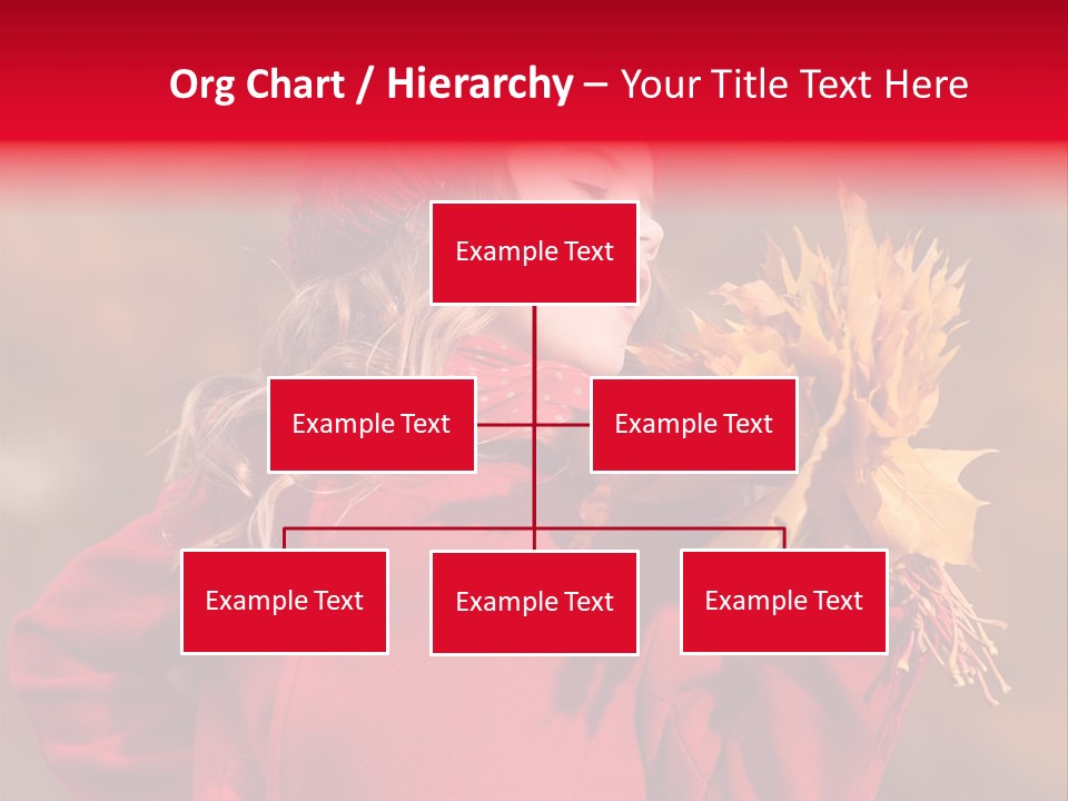 Yellow Seasonal Girl PowerPoint Template