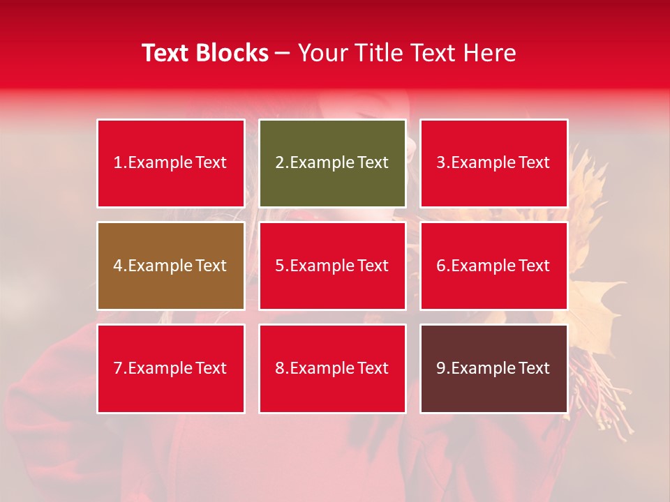 Yellow Seasonal Girl PowerPoint Template