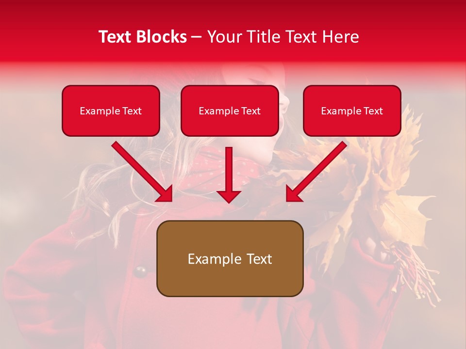 Yellow Seasonal Girl PowerPoint Template