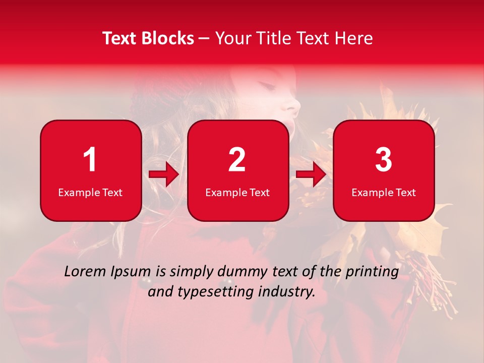 Yellow Seasonal Girl PowerPoint Template