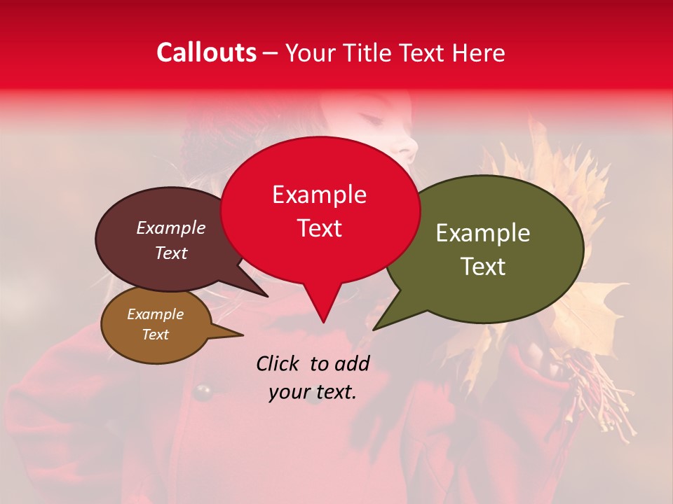 Yellow Seasonal Girl PowerPoint Template