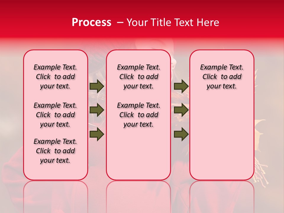 Yellow Seasonal Girl PowerPoint Template
