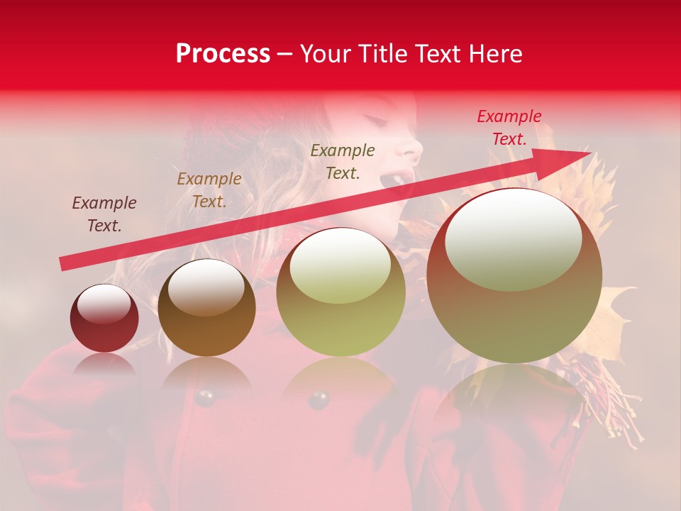 Yellow Seasonal Girl PowerPoint Template