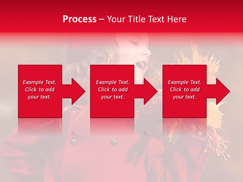 Yellow Seasonal Girl PowerPoint Template