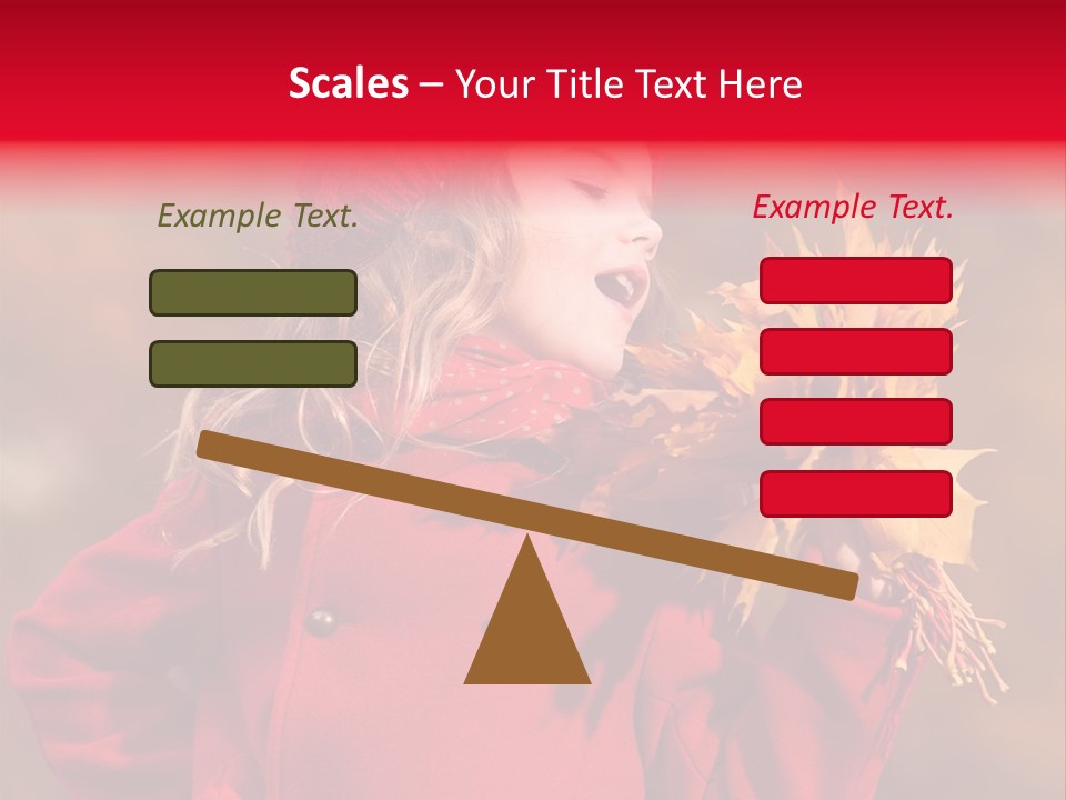 Yellow Seasonal Girl PowerPoint Template