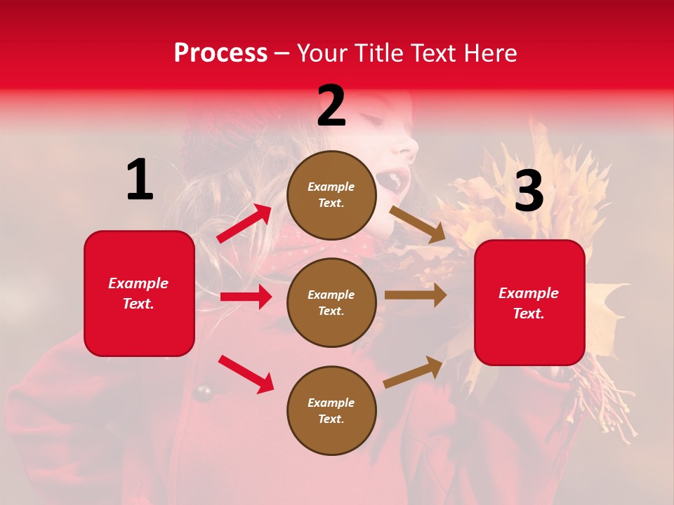 Yellow Seasonal Girl PowerPoint Template