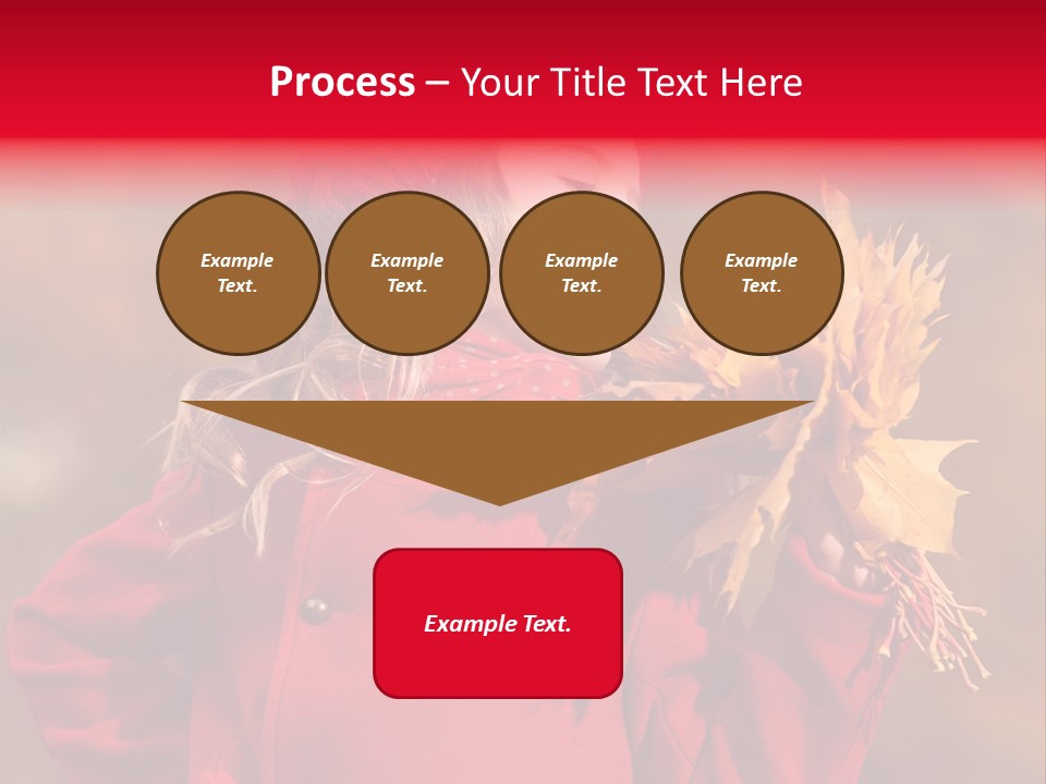 Yellow Seasonal Girl PowerPoint Template