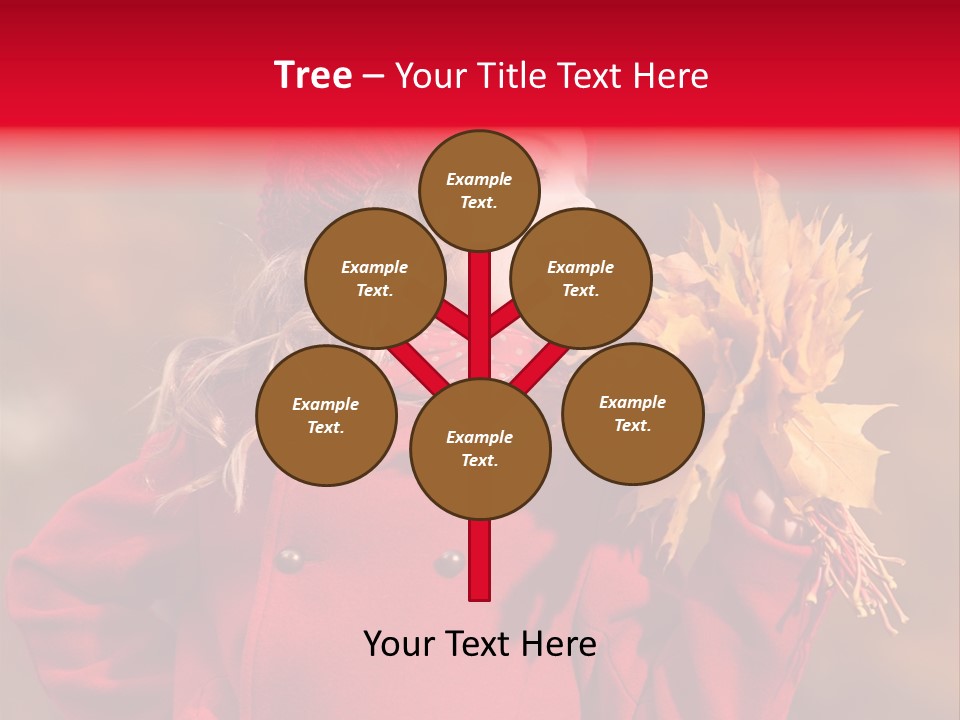 Yellow Seasonal Girl PowerPoint Template