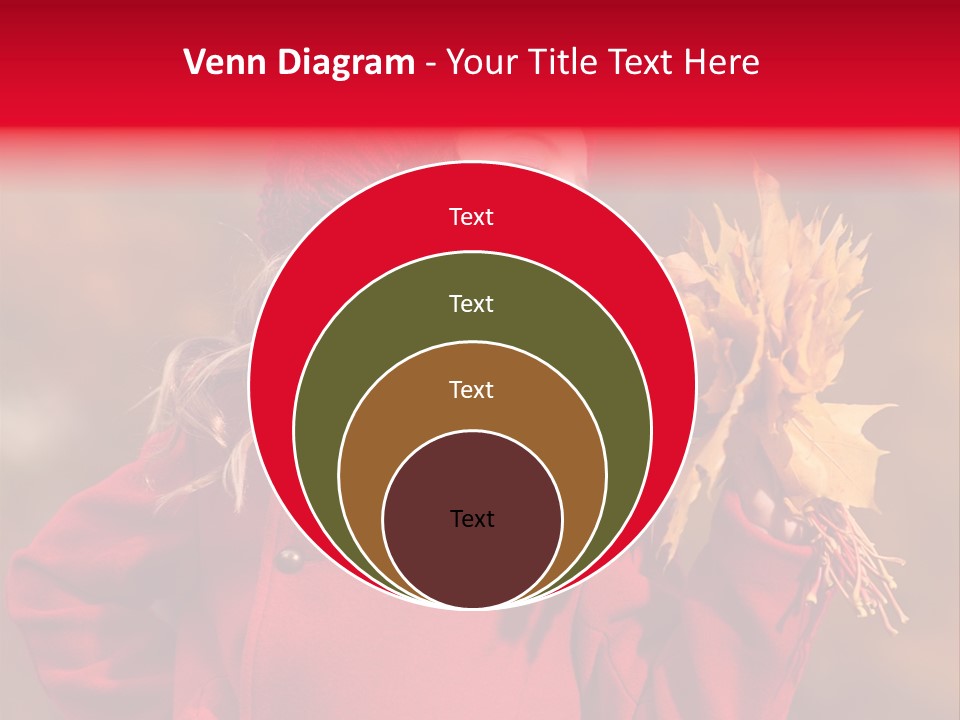Yellow Seasonal Girl PowerPoint Template