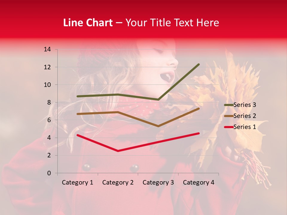 Yellow Seasonal Girl PowerPoint Template