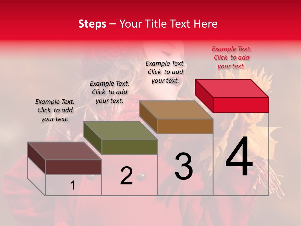 Yellow Seasonal Girl PowerPoint Template