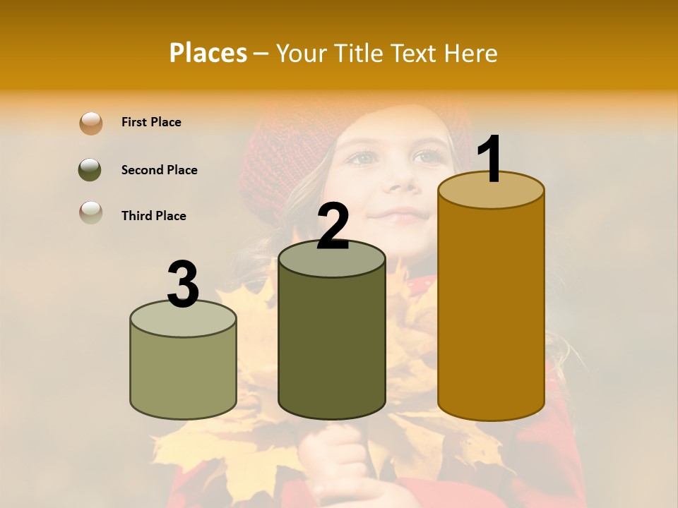 Outdoors Scarf Person PowerPoint Template