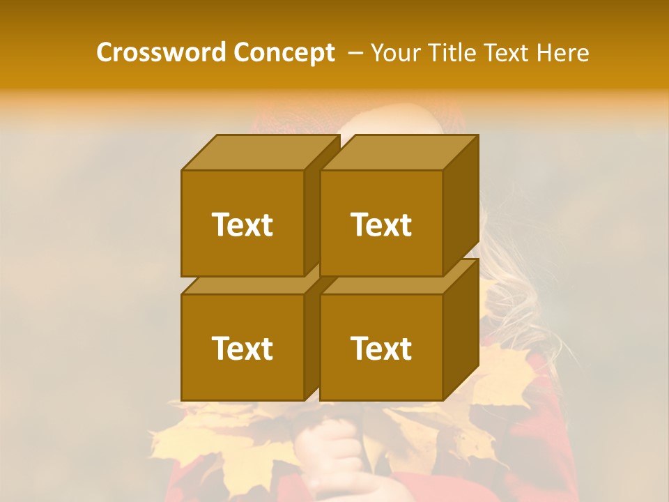 Outdoors Scarf Person PowerPoint Template