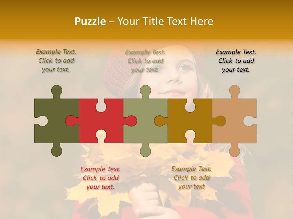 Outdoors Scarf Person PowerPoint Template