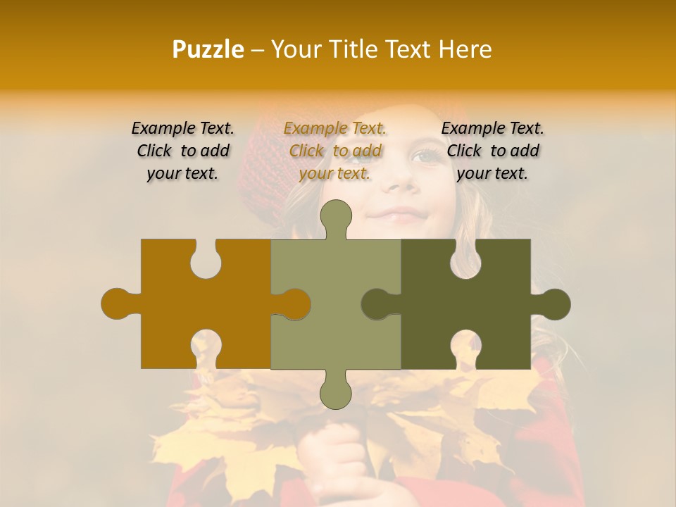 Outdoors Scarf Person PowerPoint Template