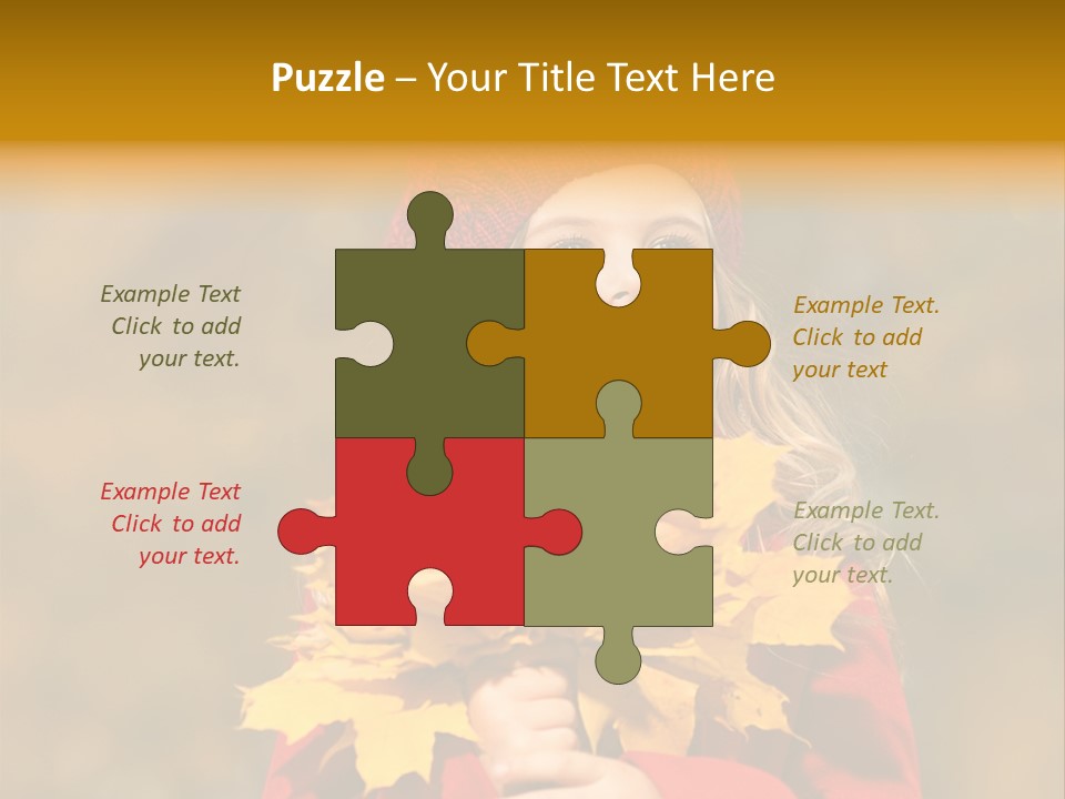 Outdoors Scarf Person PowerPoint Template