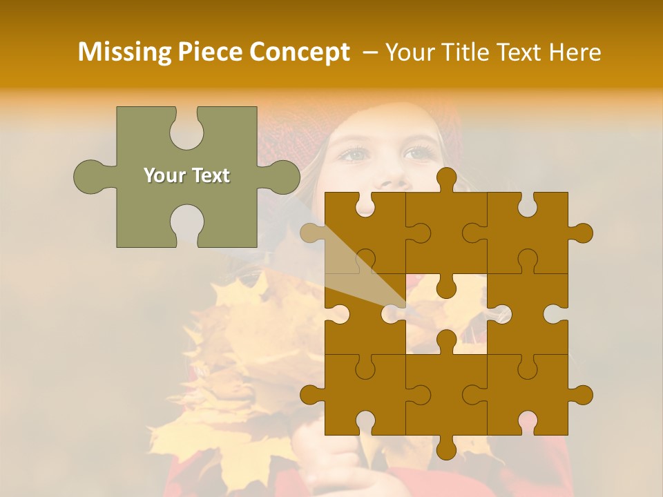 Outdoors Scarf Person PowerPoint Template