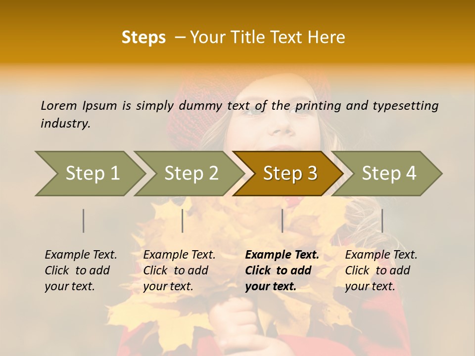 Outdoors Scarf Person PowerPoint Template