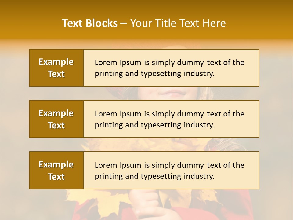 Outdoors Scarf Person PowerPoint Template