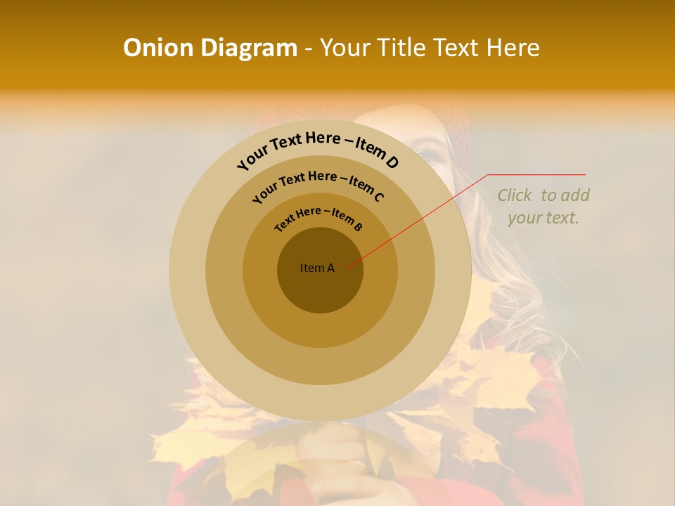 Outdoors Scarf Person PowerPoint Template