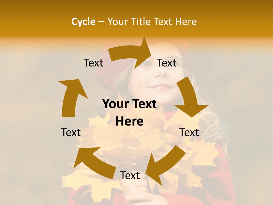 Outdoors Scarf Person PowerPoint Template