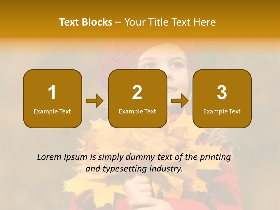 Outdoors Scarf Person PowerPoint Template