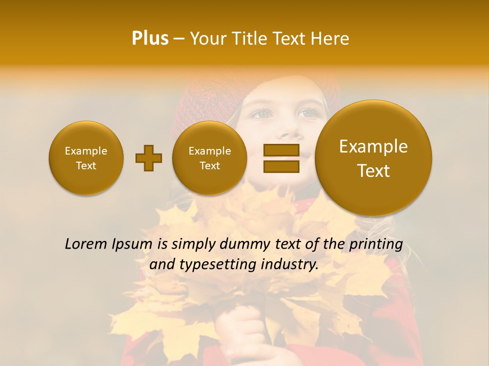 Outdoors Scarf Person PowerPoint Template