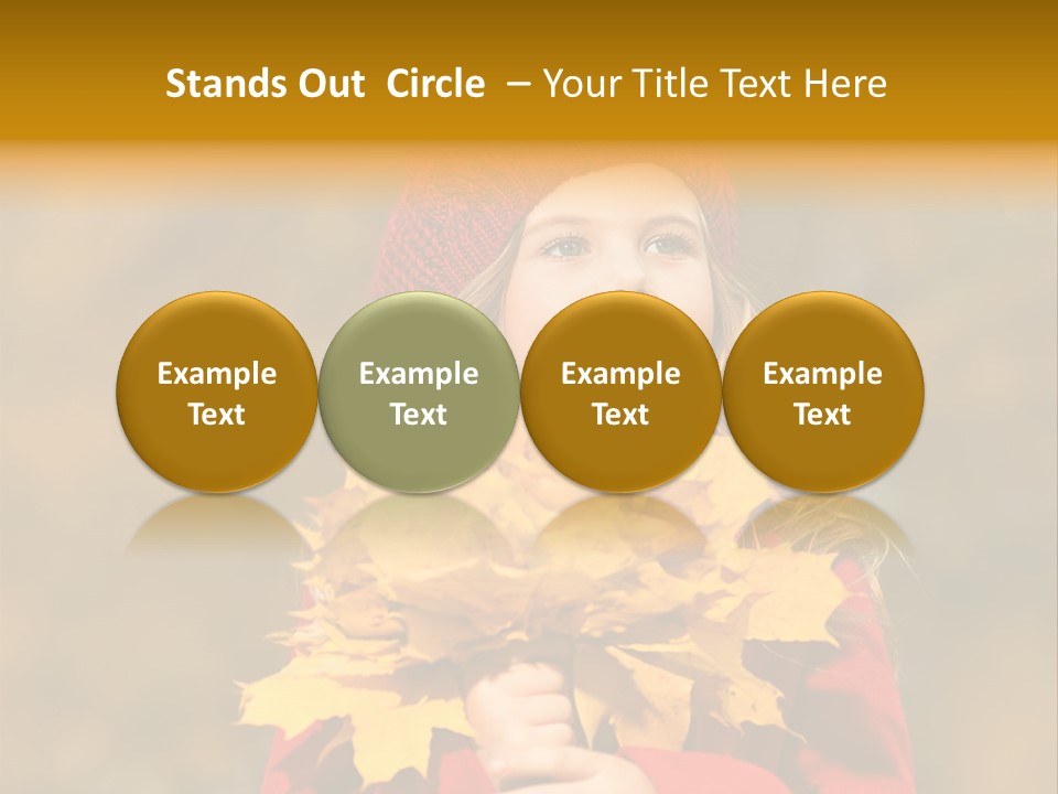 Outdoors Scarf Person PowerPoint Template