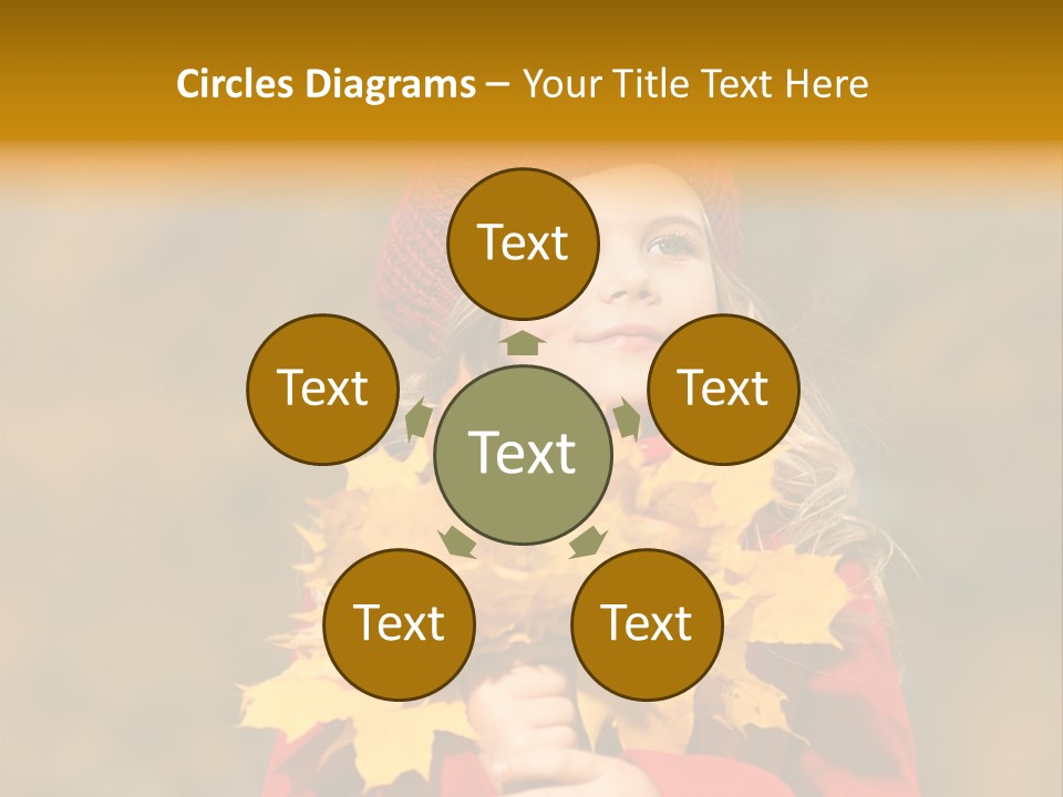 Outdoors Scarf Person PowerPoint Template