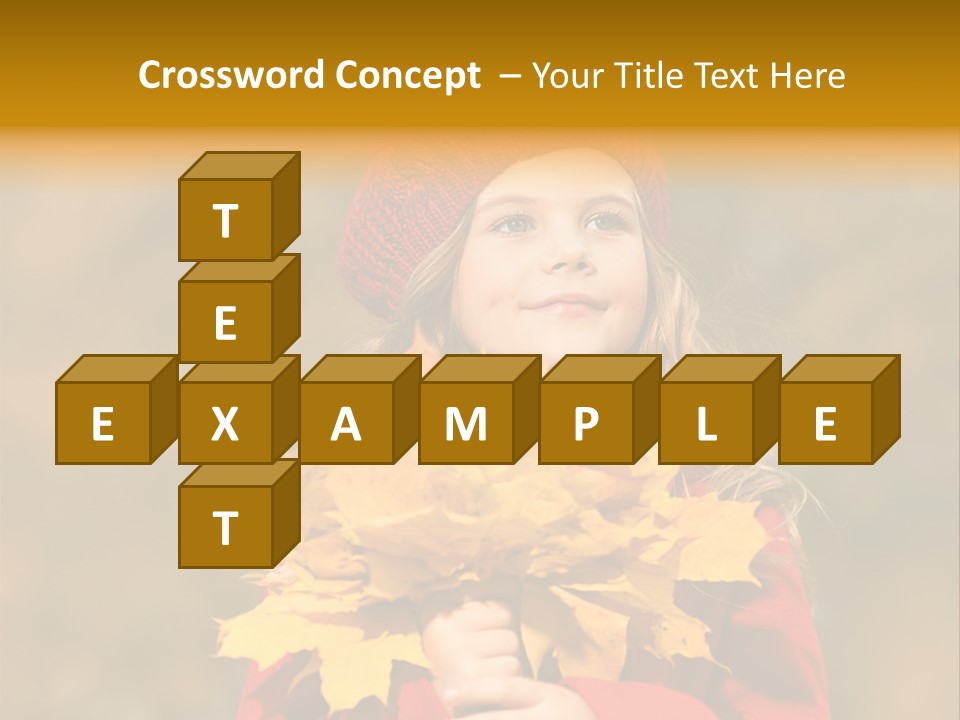 Outdoors Scarf Person PowerPoint Template