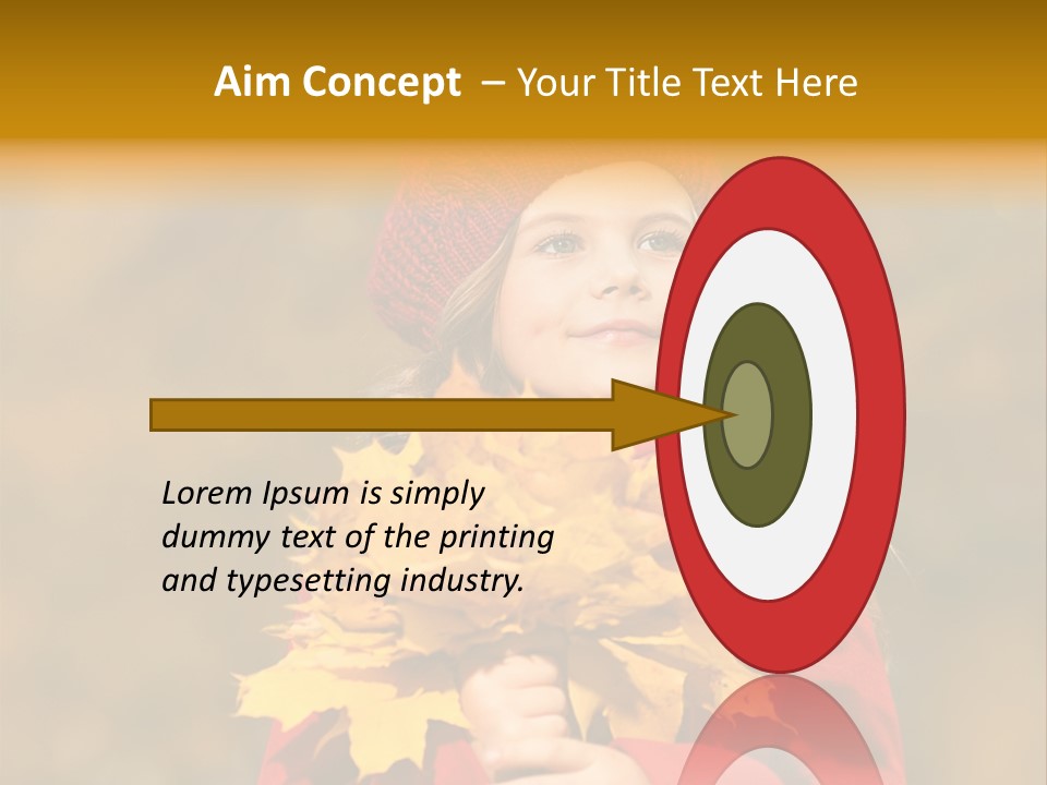 Outdoors Scarf Person PowerPoint Template