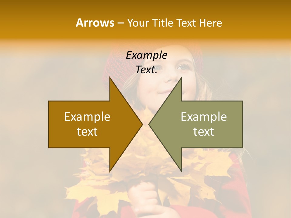 Outdoors Scarf Person PowerPoint Template