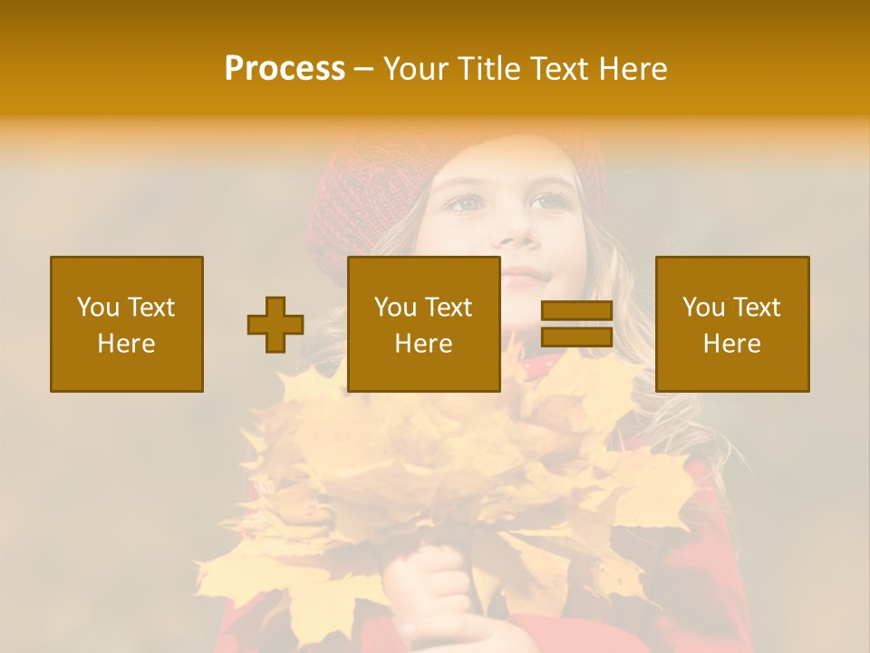 Outdoors Scarf Person PowerPoint Template